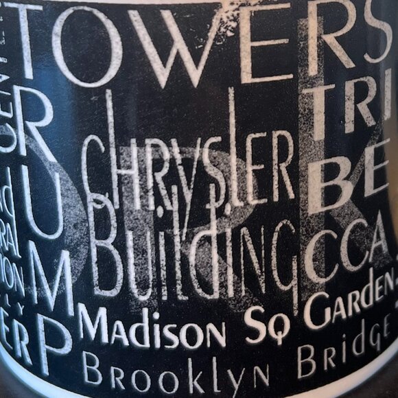 Blue Harbor NEW YORK CITY Landmark Souvenir Oversized Mug ~ SD GRAPHICS - Picture 7 of 13